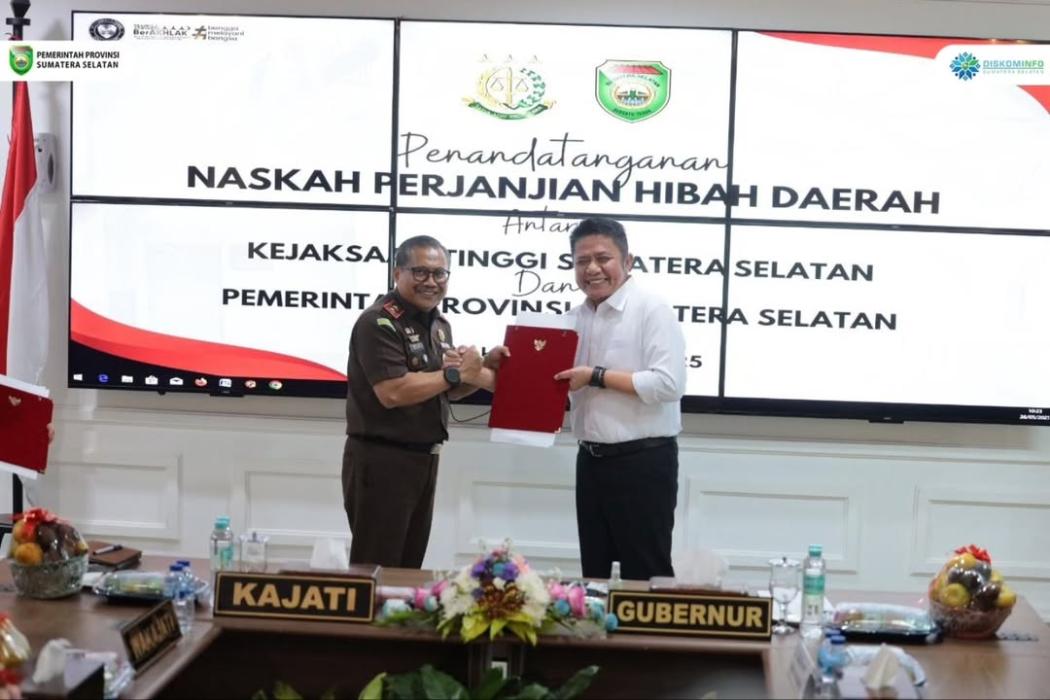 Pemprov Sumsel Hibahkan Lahan Strategis untuk Pembangunan Rumah Sakit Kejati Sumsel