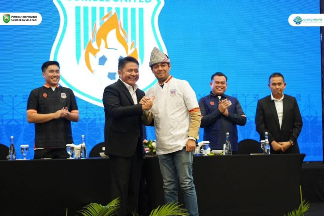 Sumsel United Resmi Diluncurkan, Gubernur Herman Deru Minta Berdayakan Talenta Lokal